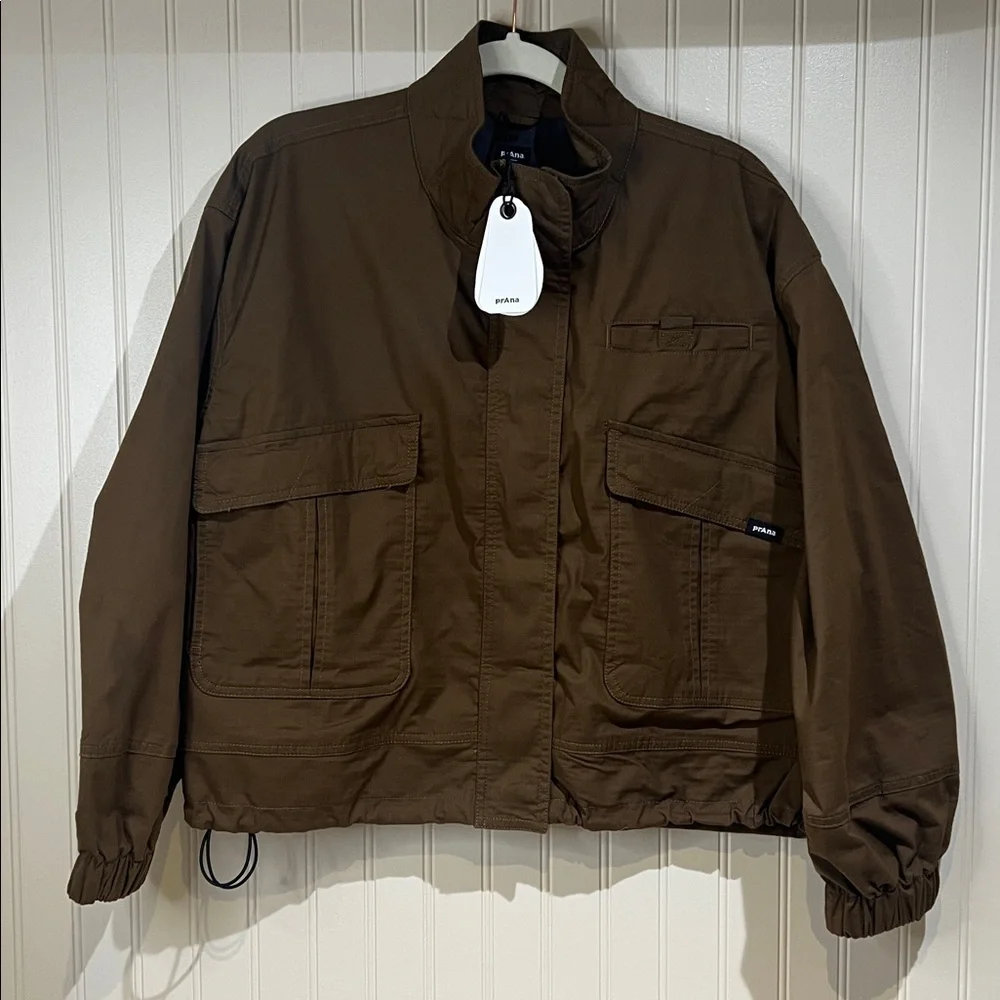 NWT PRANA Women’s palisades ripstop jacket Rich Earth Size Small - Picture 2 of 12